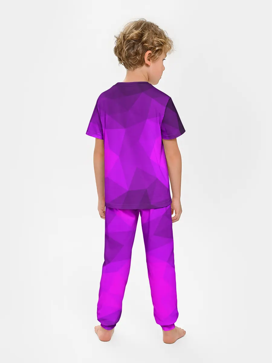 Детская пижама с брюками / НЕОНОВАЯ АБСТРАКЦИЯ