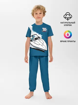 Детская пижама с брюками / Tommy on board