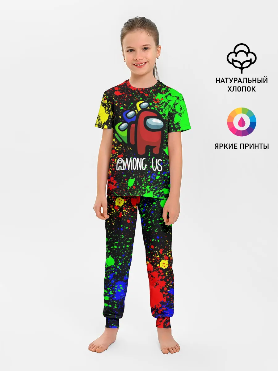 Детская пижама с брюками / AMONG US