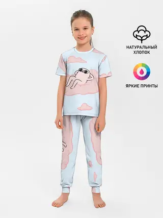 Детская пижама с брюками / мем