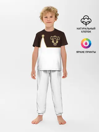 Детская пижама с брюками / Мантия Чёрный Бык