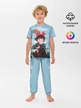 Детская пижама с брюками / ВЕДЬМИНА СЛУЖБА ДОСТАВКИ. Иллюстрация