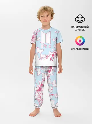 Детская пижама с брюками / BTS