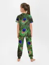 Детская пижама с брюками / Перья павлина #1