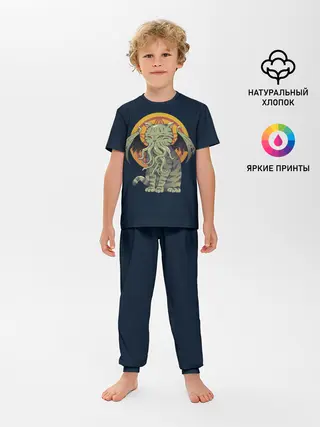Детская пижама с брюками / Cathulhu