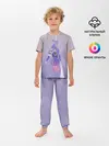 Детская пижама с брюками / Гимнастка на полотне