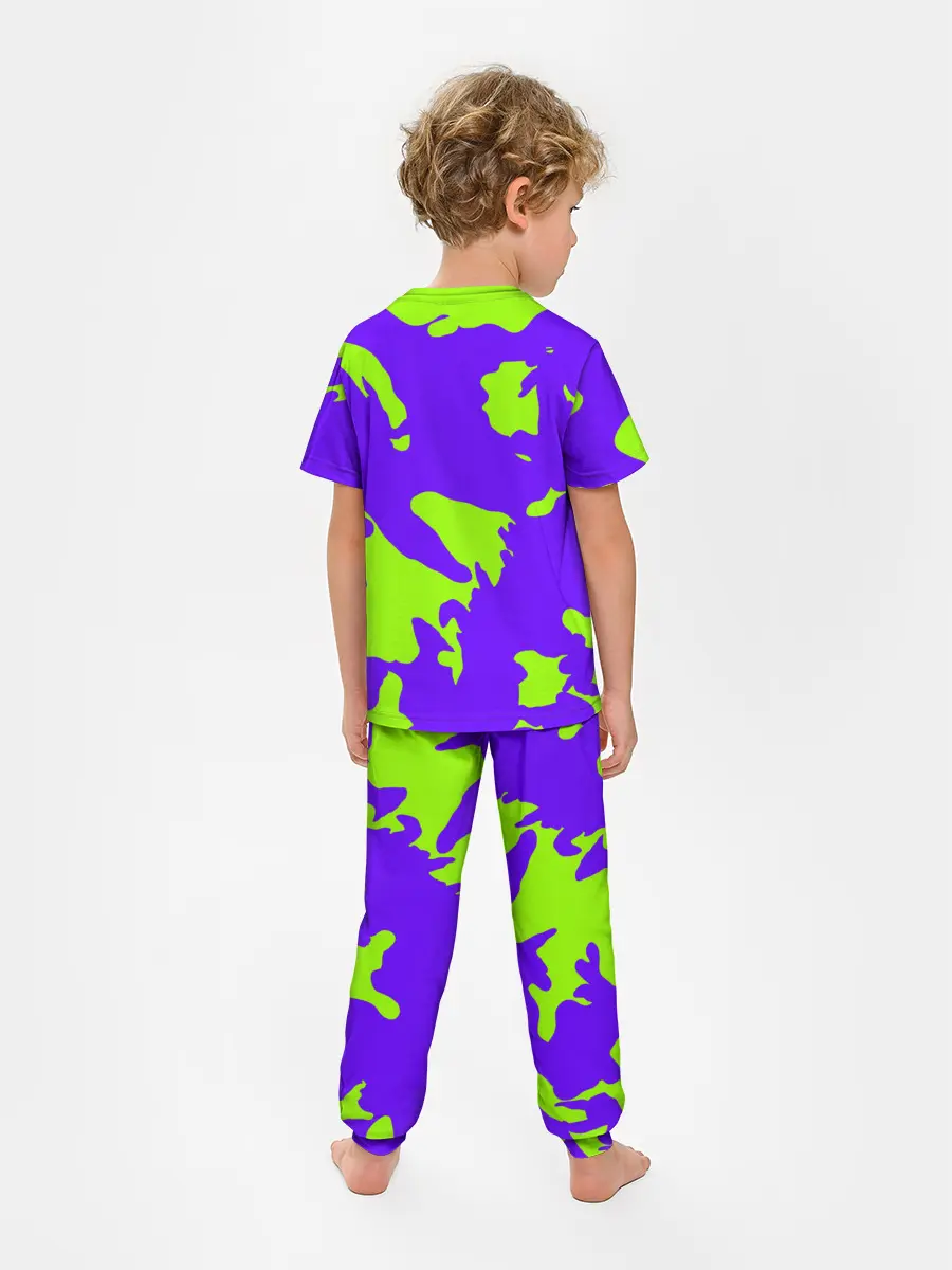 Детская пижама с брюками / тeкстура