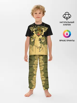 Детская пижама с брюками / Тыква в ночь мертвецов