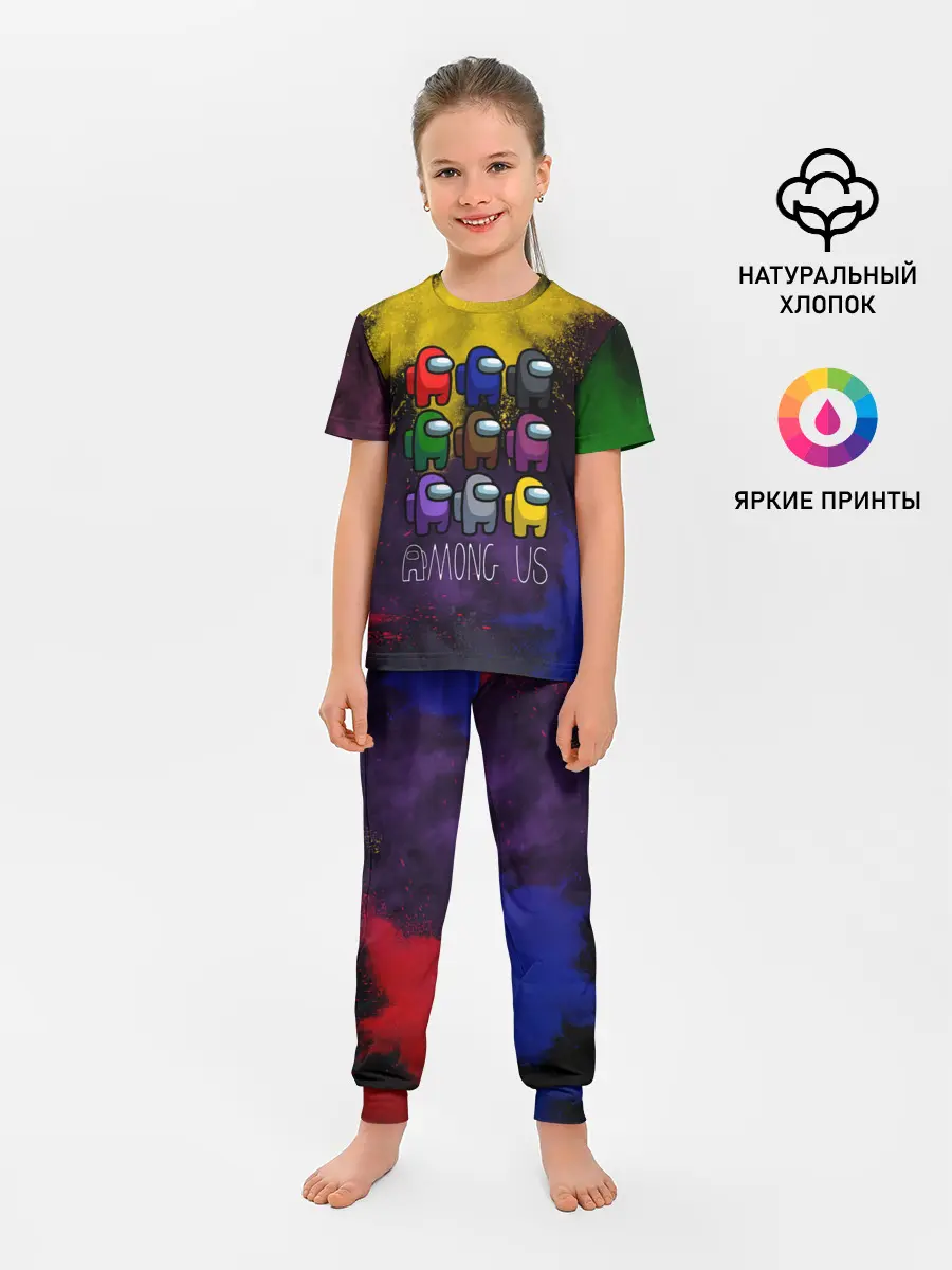 Детская пижама с брюками / AMONG US.
