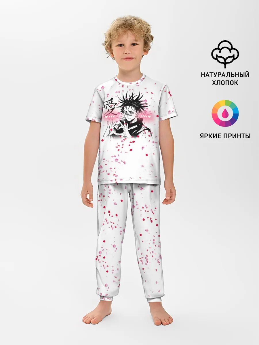 Детская пижама с брюками / Манга Аниме Любовь Сердце