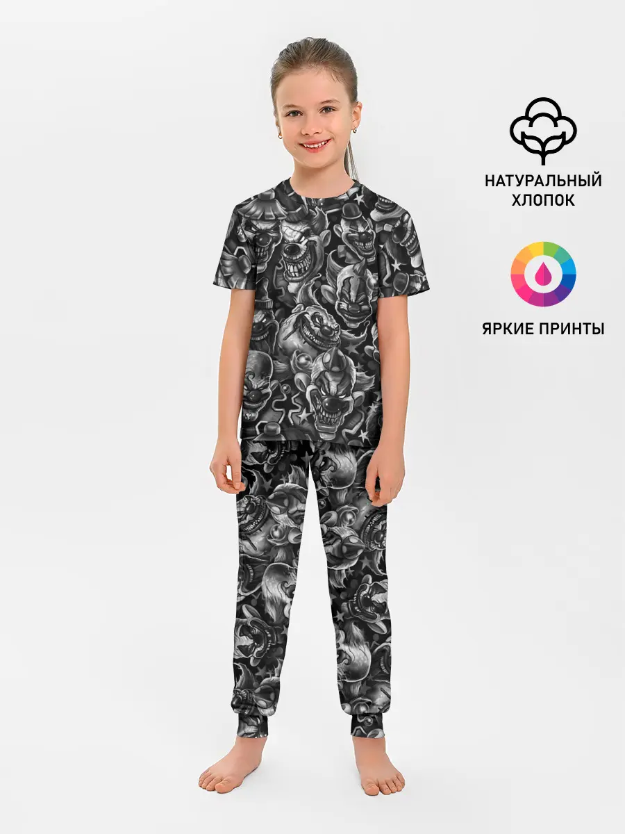 Детская пижама с брюками / Злые Клоуны