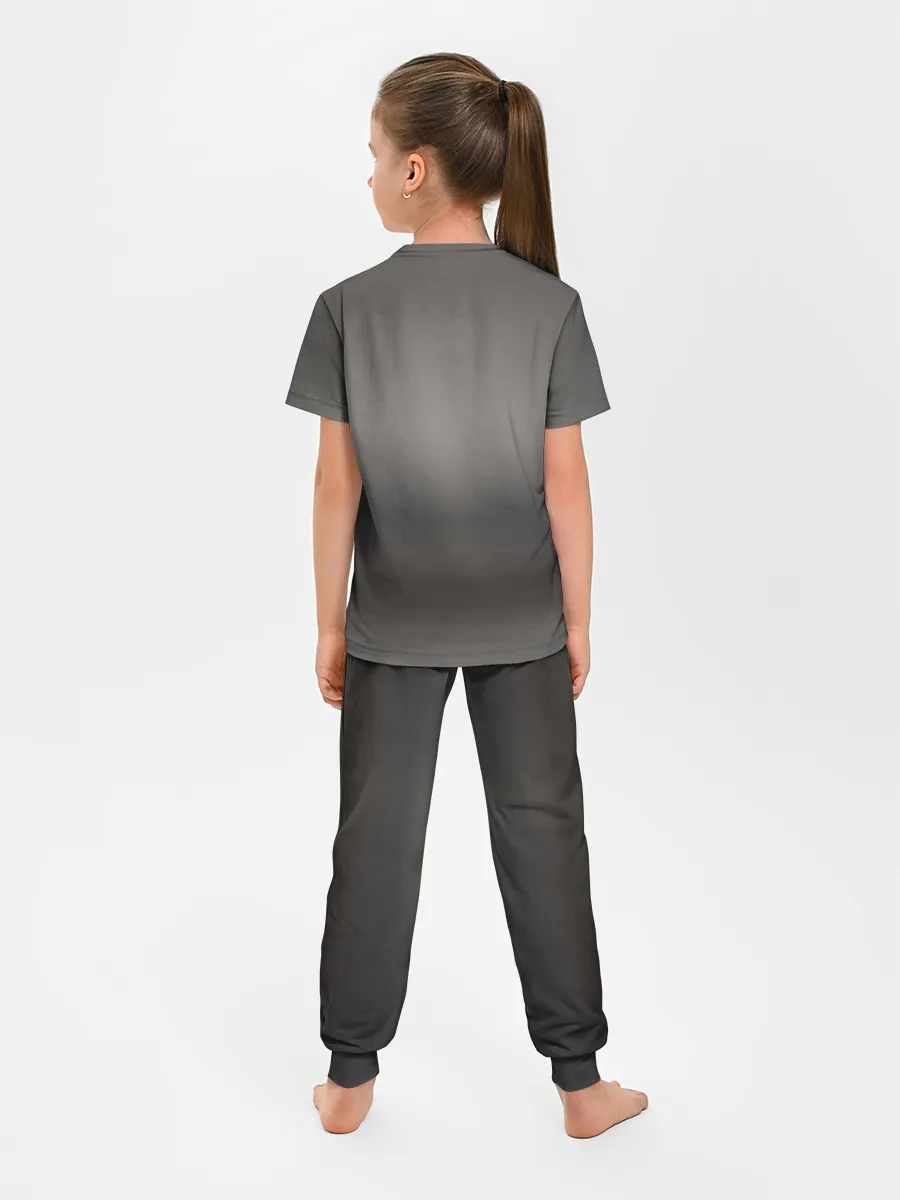 Детская пижама с брюками / Мопс в кепке