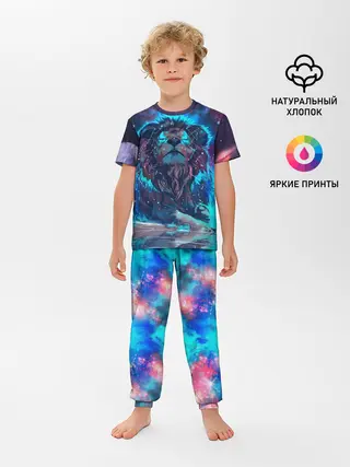 Детская пижама с брюками / Galaxy Lion