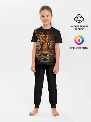 Детская пижама с брюками / Ягуар