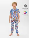 Детская пижама с брюками / Дорожные знаки. Стикербомбинг