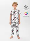 Детская пижама с брюками / Абстрактный современный узор