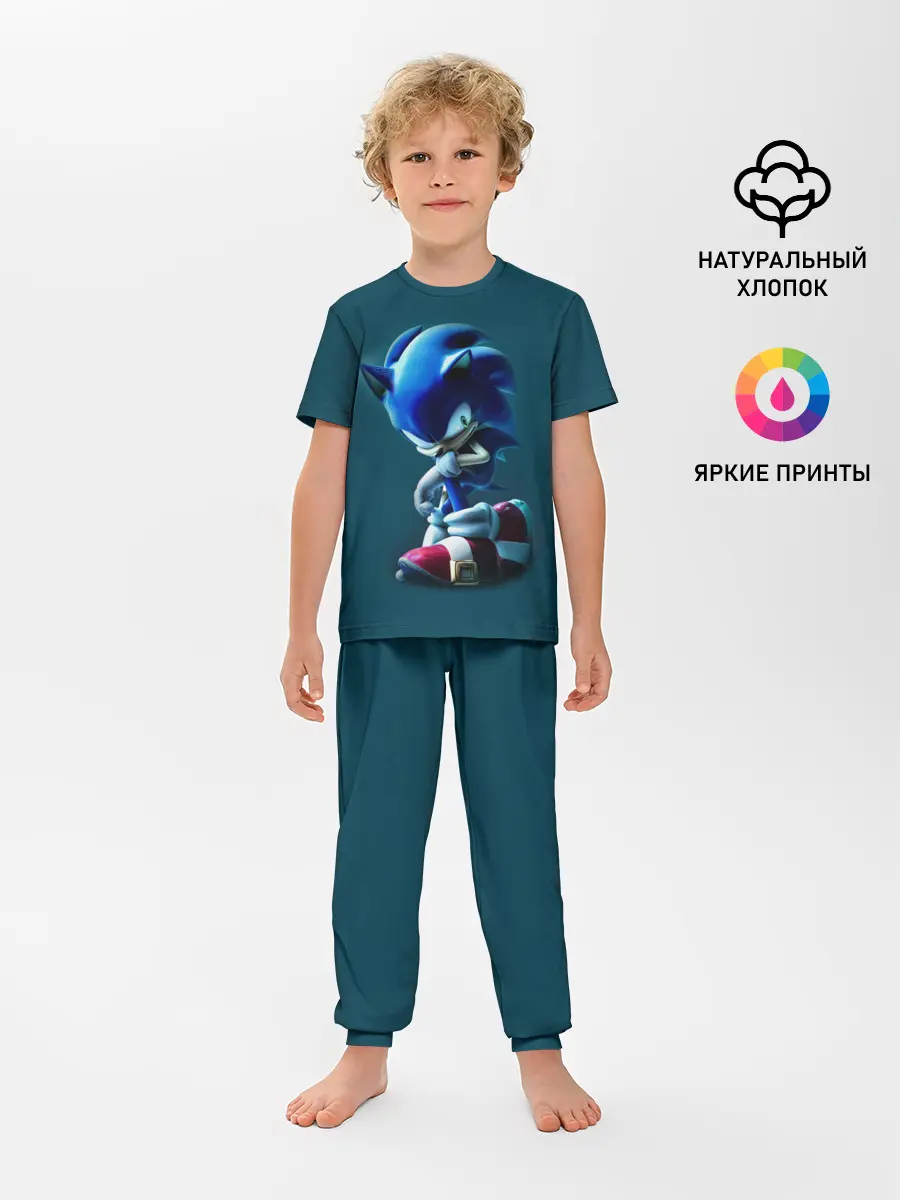 Детская пижама с брюками / Sonic