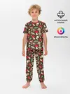 Детская пижама с брюками / Грибы