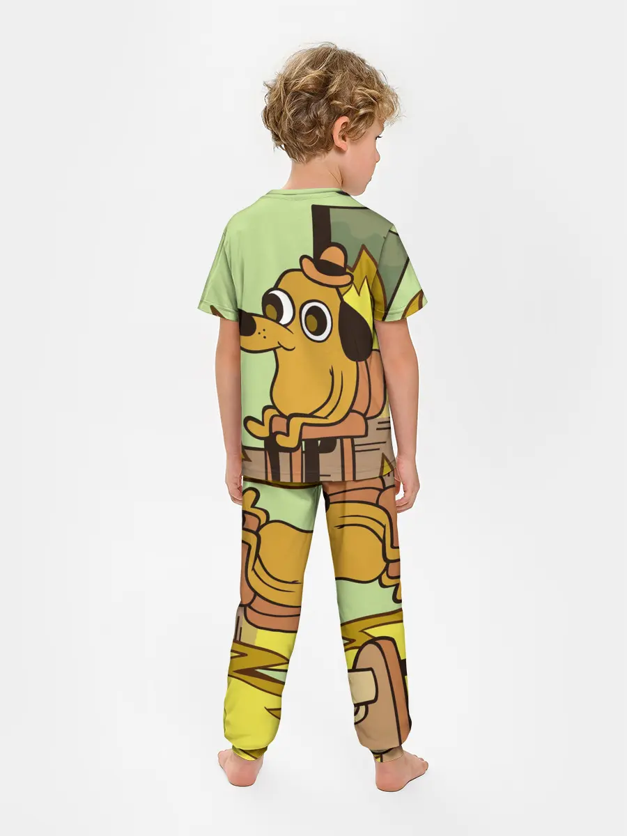 Детская пижама с брюками / This is fine