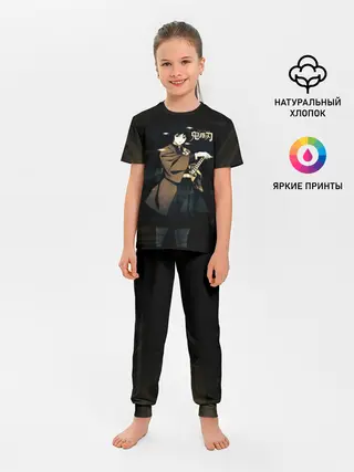 Детская пижама с брюками / Гию Томиока Kimetsu no Yaiba