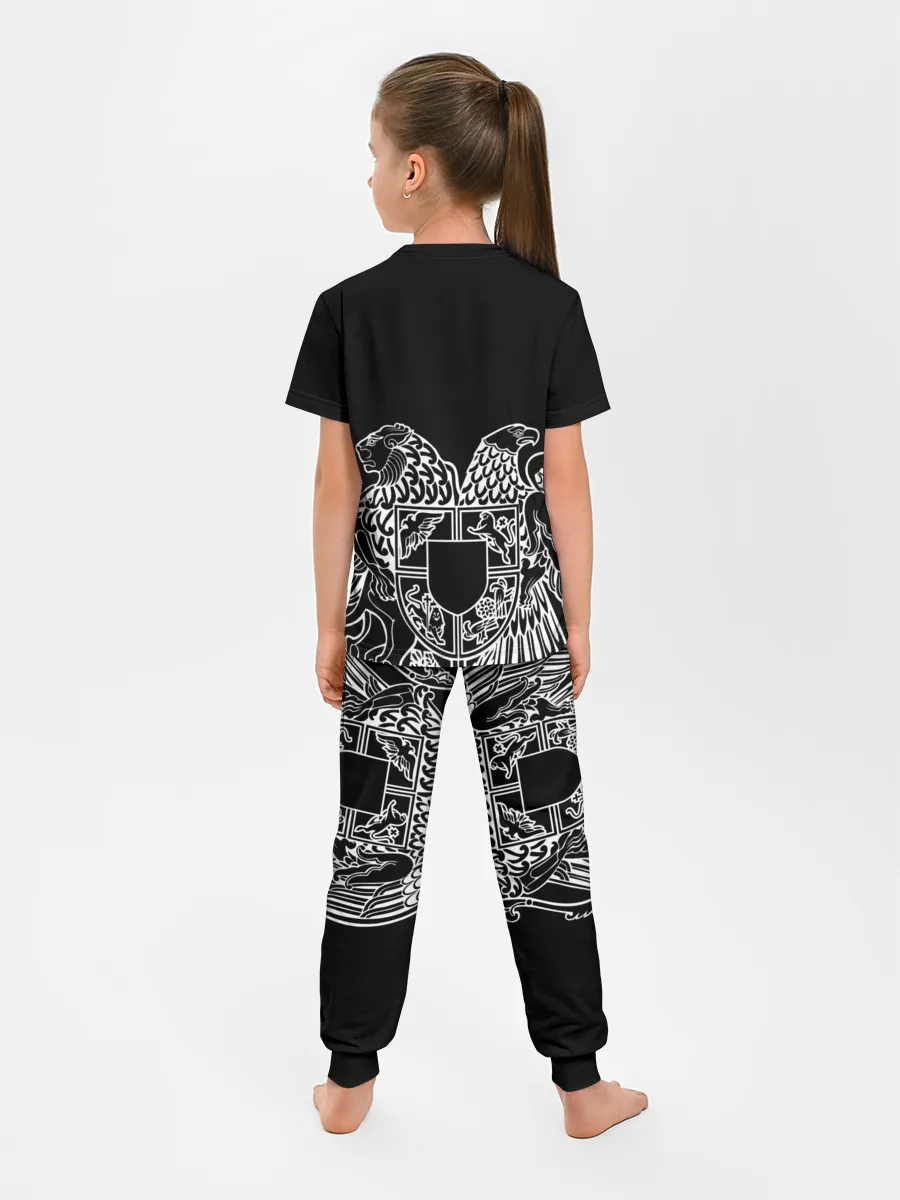 Детская пижама с брюками / Герб Армении и флаг