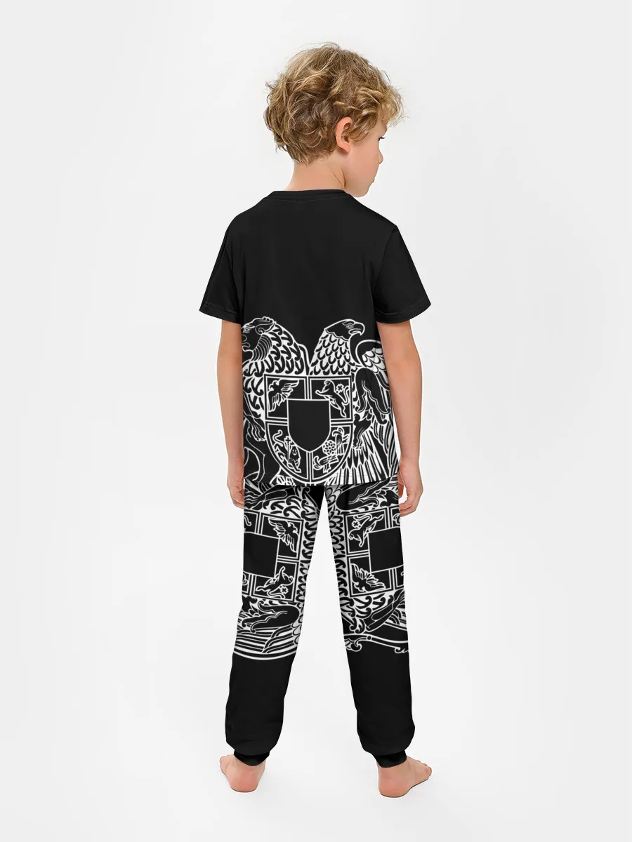 Детская пижама с брюками / Герб Армении и флаг