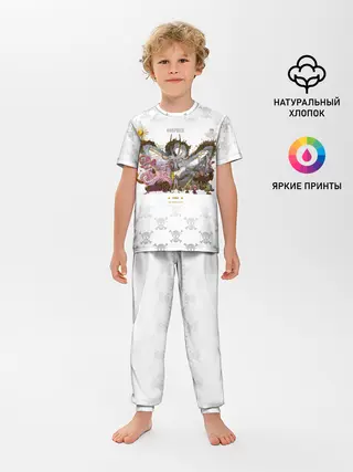 Детская пижама с брюками / Монстры пираты One Piece