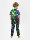 Детская пижама с брюками / Неоновые краски лета