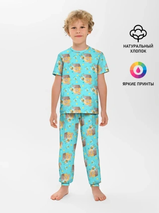 Детская пижама с брюками / Кто пчелок уважает