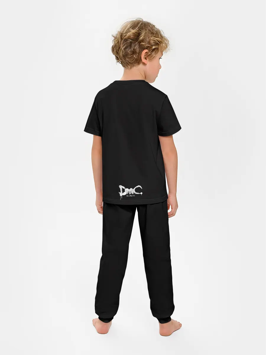 Детская пижама с брюками / Вирджил под дождём