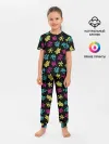 Детская пижама с брюками / Японские Кандзи