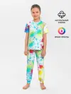 Детская пижама с брюками / БРЫЗГИ НЕОНА