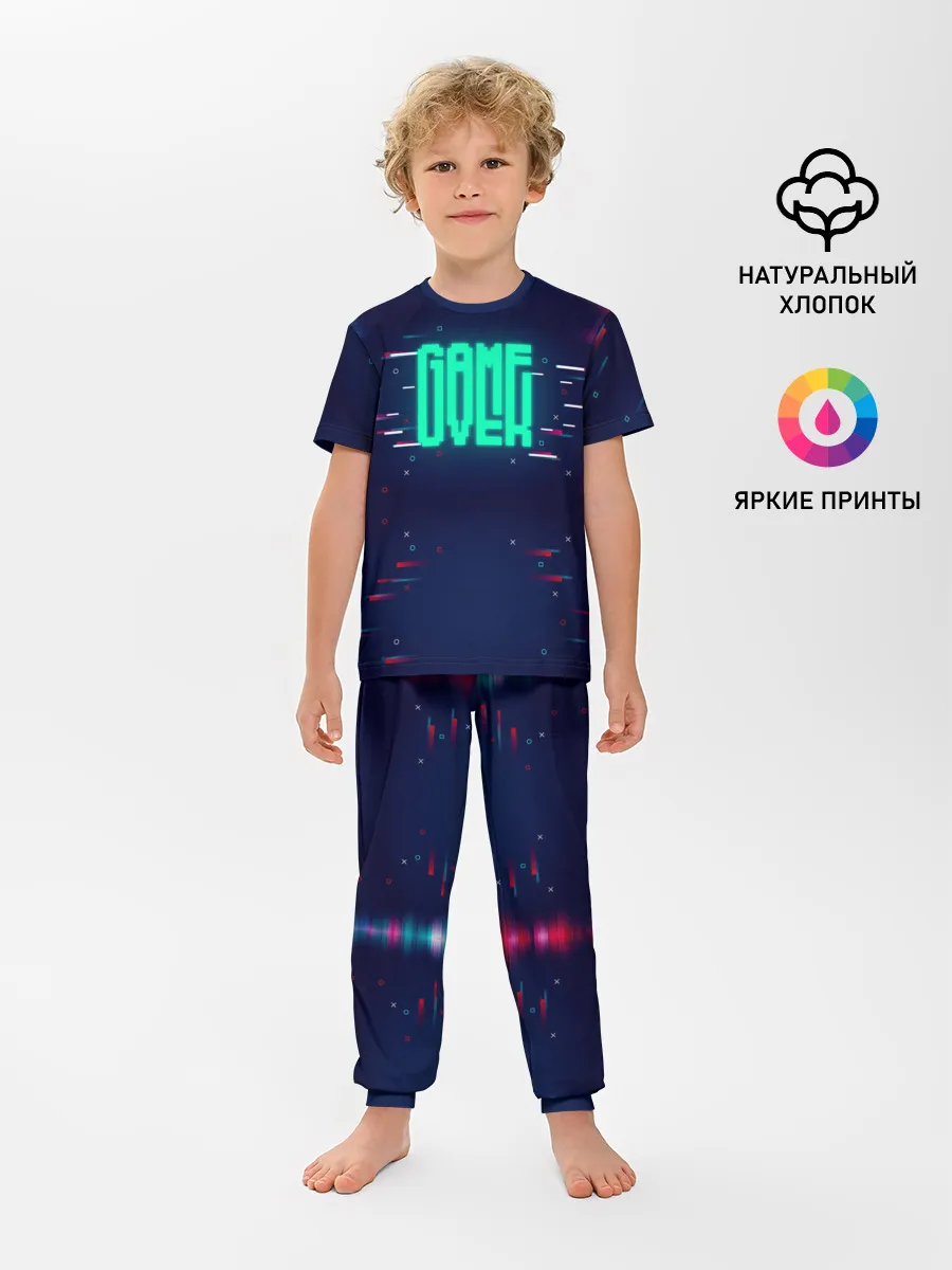 Детская пижама с брюками / Game Over