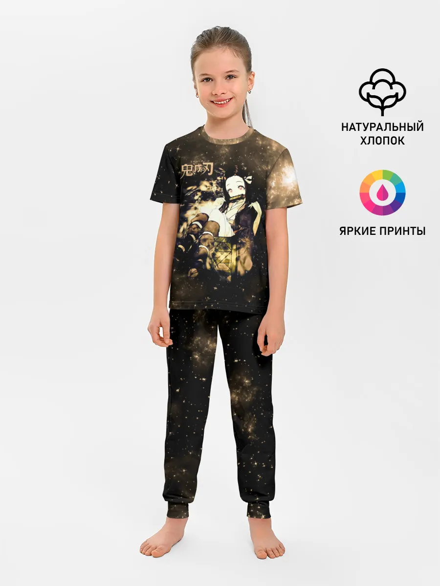 Детская пижама с брюками / Незуко Камадо Kimetsu no Yaiba