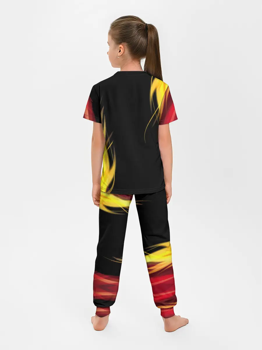 Детская пижама с брюками / Грозовой кошак