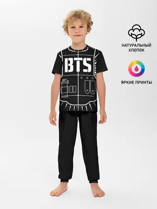 Детская пижама с брюками / BTS ARMY