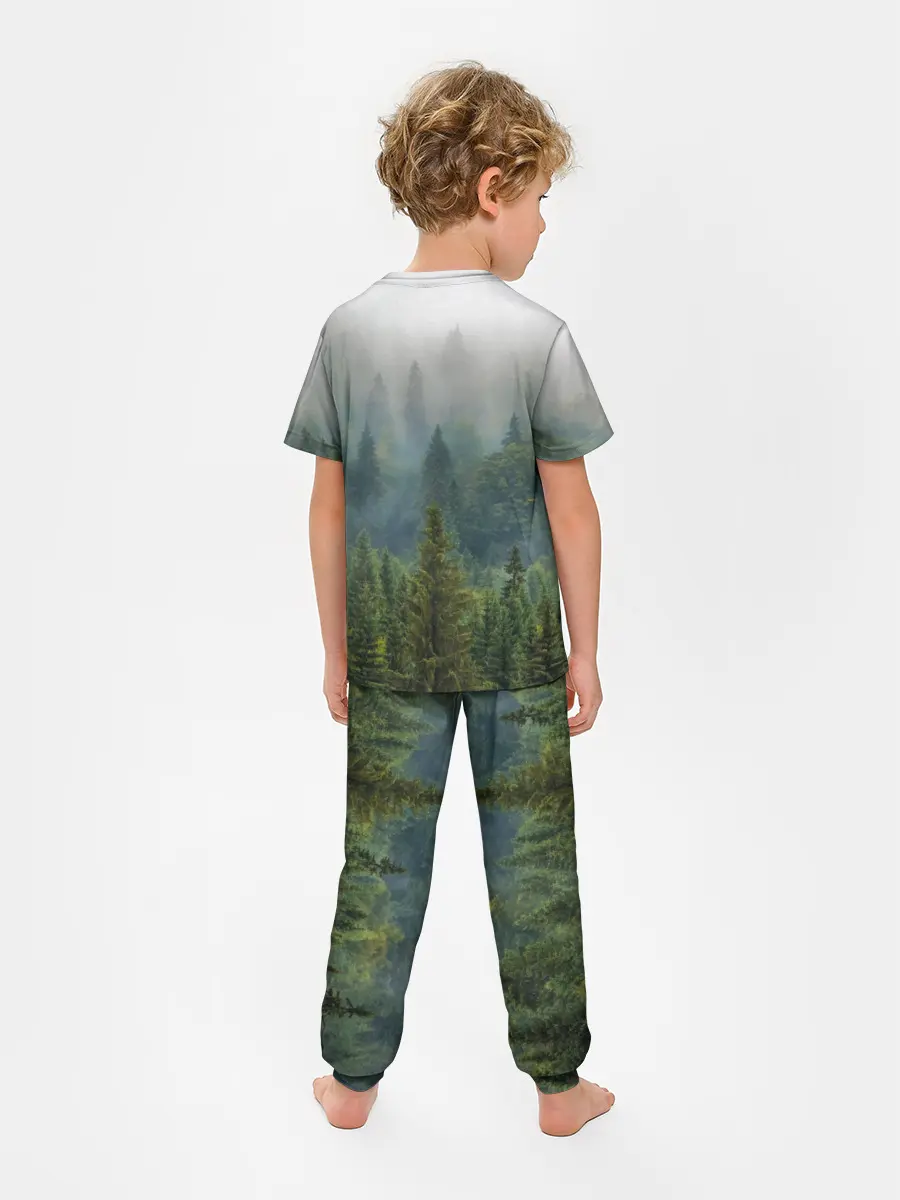 Детская пижама с брюками / Лес