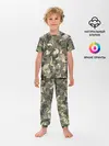 Детская пижама с брюками / Камуфляж с костями