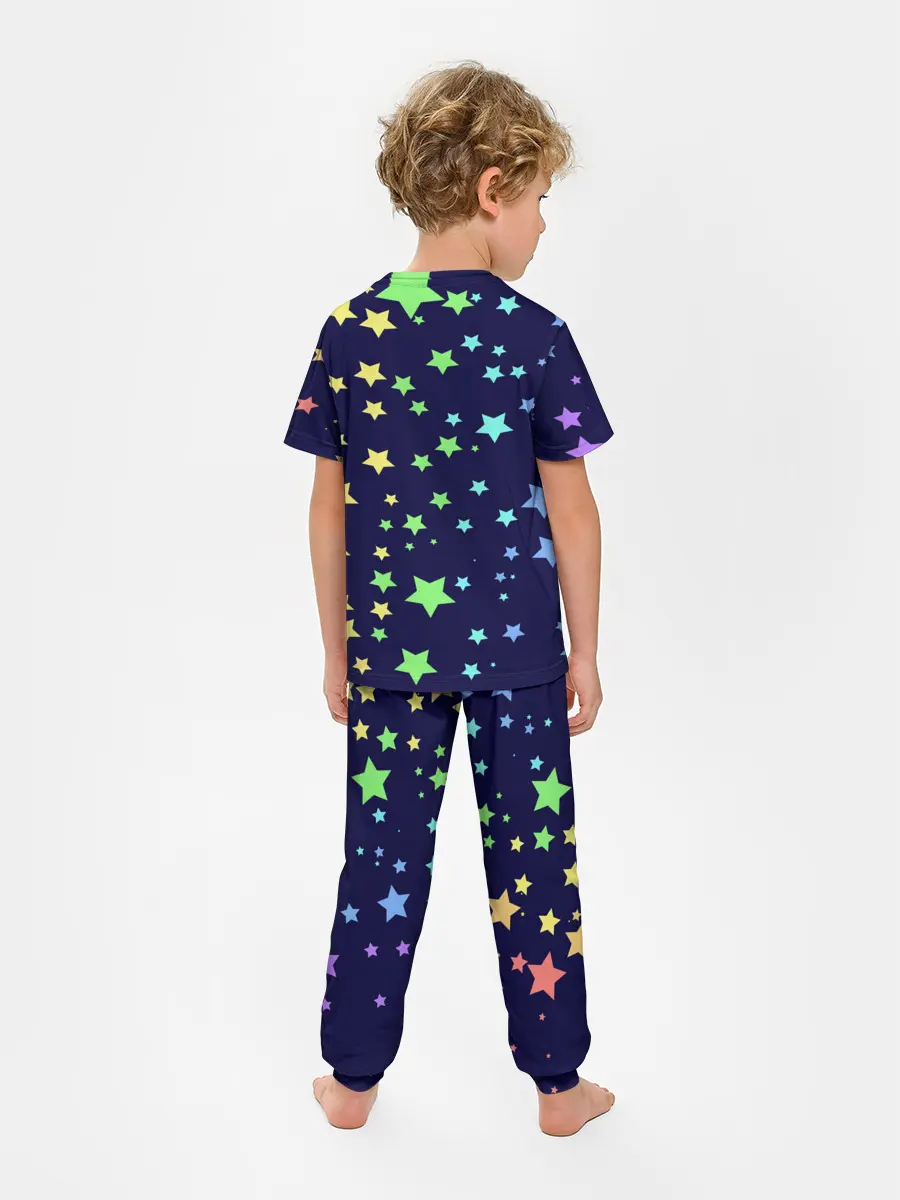 Детская пижама с брюками / Звезды