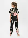 Детская пижама с брюками / цветок абстракция