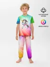 Детская пижама с брюками / Танцующий единорог | Unicorn DAB