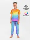 Детская пижама с брюками / РАДУЖНЫЕ ВОЛНЫ | RAINBOW WAVES