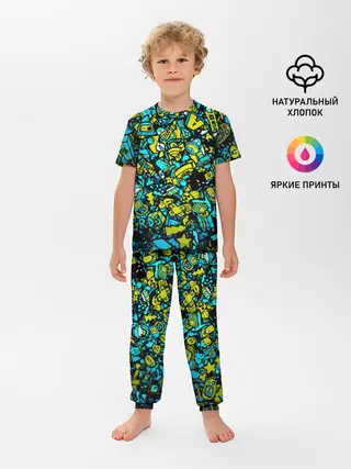 Детская пижама с брюками / Треш