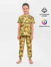 Детская пижама с брюками / Яркие осенние листья