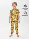 Детская пижама с брюками / Яркие осенние листья