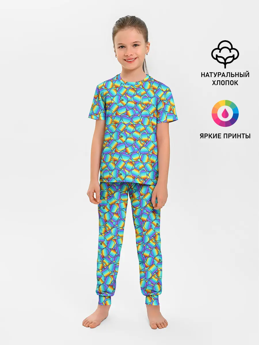 Детская пижама с брюками / POP IT MIX | ПОП ИТ