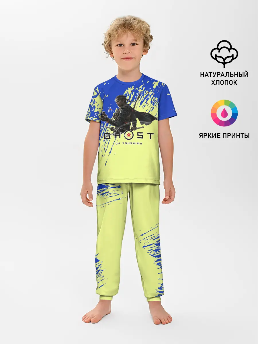 Детская пижама с брюками / Ghost of Tsushima