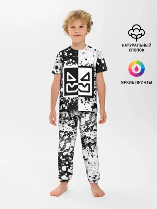 Детская пижама с брюками / GEOMETRY DASH / ГЕОМЕТРИ ДАШ