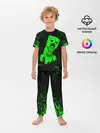 Детская пижама с брюками / MINECRAFT CREEPER