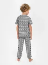 Детская пижама с брюками / Геометрический узор